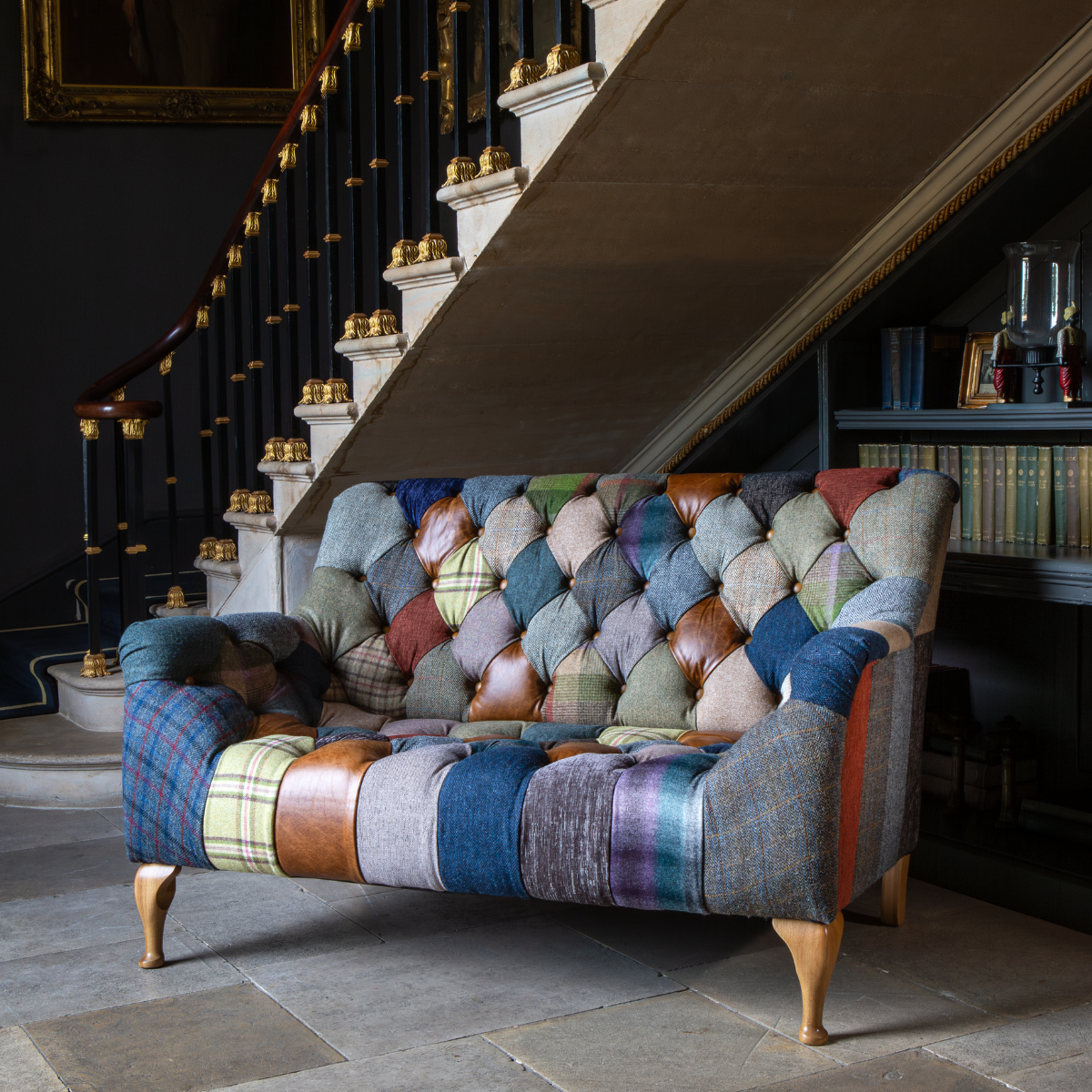 Bamford Club Patchwork 2 Seater Sofa