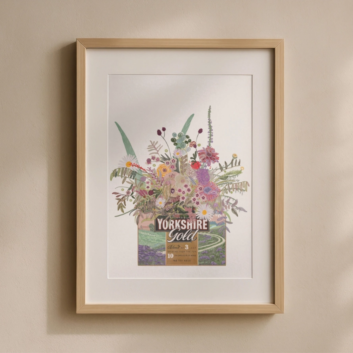 Yorkshire Gold and Wild flowers Art Print